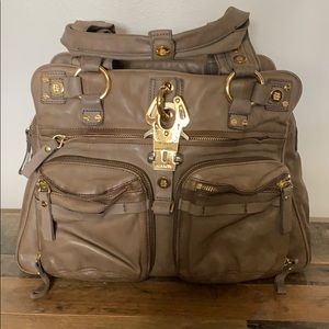 George Gina & Lucy leather satchel